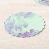 Lavender Broadleaf Mist ペーパーコースター (アングル)