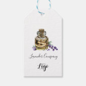 Lavender Business  Appreciation Client Customer Gi ギフトタグ (正面)