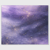 Lavender Celestial Luxury ラッピングペーパー (フラット)