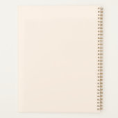 Lavender champagne floral wedding プランナー手帳 (裏面)