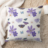 Lavender & Daisy Dance Pillow クッション (ブランケット)