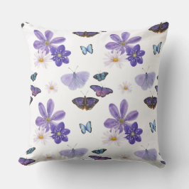 Lavender & Daisy Dance Pillow クッション