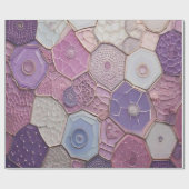 Lavender Dream: Soft Purple and Blue Geometric ラッピングペーパー (フラット)