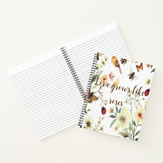 Lavender Dreams Botanical Journal ノートブック (内部)