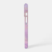 Lavender Éclat – やわらかなライラックとゴールドのマーブルiPhoneケース iPhone 16ケース (左側面)