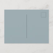 Lavender eucalyptus photo wedding Save the Date 案内ポストカード (裏面)