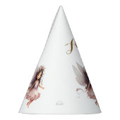 Lavender Fairy wildflower pixie birthday パーティーハット (左)