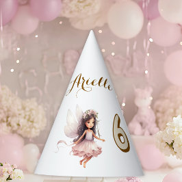 Lavender Fairy wildflower pixie birthday パーティーハット