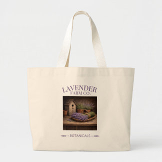 Lavender Farm Co Botanical Tote Bag ラージトートバッグ