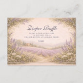 Lavender Field Countryside Diapper Raffle エンクロージャーカード (正面)