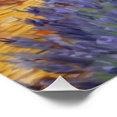 lavender field in van gogh style ポスター (コーナー)