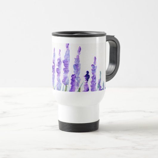 Lavender Field Mug トラベルマグ (正面右)