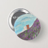 Lavender Field of Memories 缶バッジ (正面&裏面)