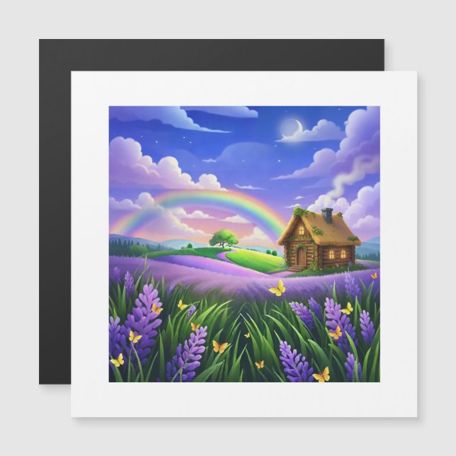Lavender Field Rainbow Cottage Dream (正面/裏面)