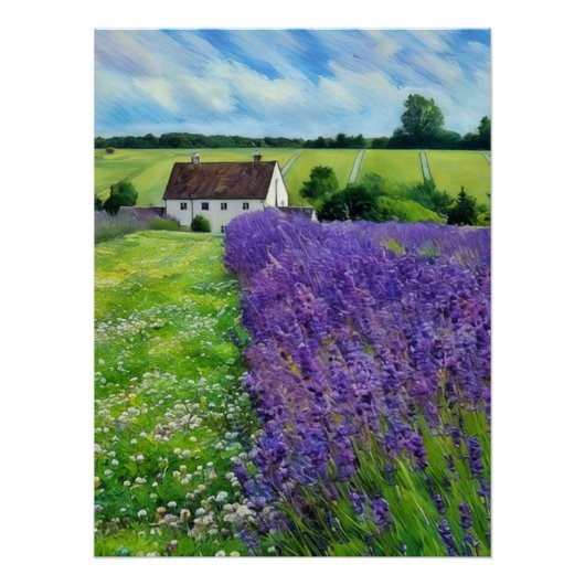 Lavender field Serentity ポスター (正面)