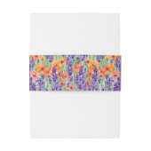 Lavender Fields Western Wedding  招待状ベリーバンド (裏面例)