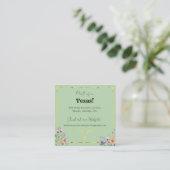 Lavender Fields Western Wedding Enclosure Card エンクロージャーカード (スタンド正面)