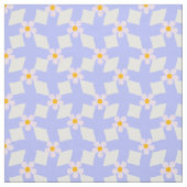 Lavender Floral Geometric Fabric by Yard ファブリック (見本)