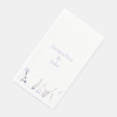 Lavender Floral Personalized Names Wedding (コーナー)