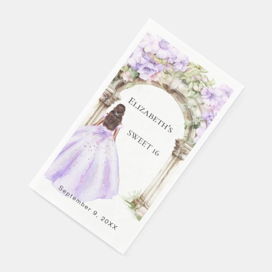 Lavender florals arch dress Sweet 16 (コーナー)