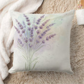 Lavender Flower Bouquet クッション (ブランケット)