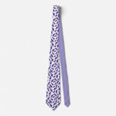 Lavender Flower Seamless Pattern ネクタイ (正面)
