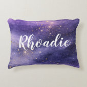 Lavender Galaxy Name アクセントクッション (正面)