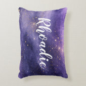 Lavender Galaxy Name アクセントクッション (正面(垂直))