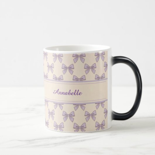 Lavender Girls Hair Bows Annabelle Mug モーフィングマグカップ (右)