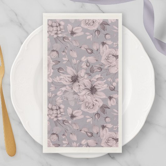 Lavender Grey Floral 