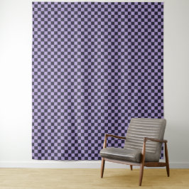 Lavender haze checkerboard pattern タペストリー
