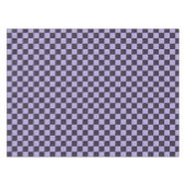Lavender haze checkerboard pattern テーブルクロス (正面(横))