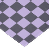 Lavender haze checkerboard pattern テーブルクロス (アングル)