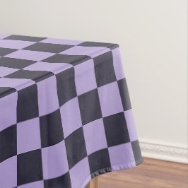 Lavender haze checkerboard pattern テーブルクロス