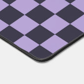 Lavender haze checkerboard pattern デスクマット (コーナー)