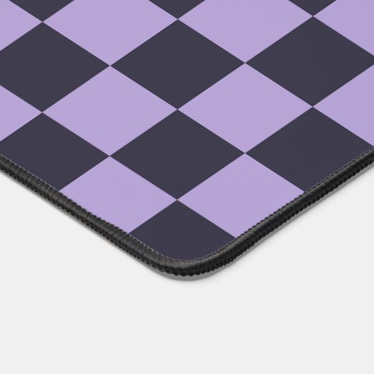 Lavender haze checkerboard pattern デスクマット (コーナー)