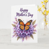 Lavender Hue Mothers Day Card カード (黄色い花)