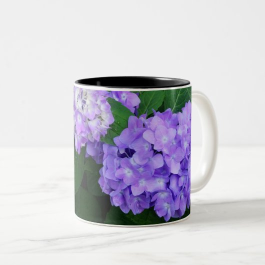 Lavender Hydrangea ツートーンマグカップ (正面右)