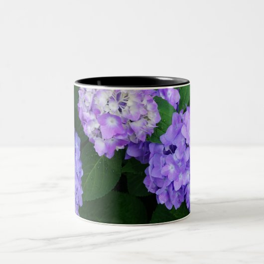 Lavender Hydrangea ツートーンマグカップ (中央)