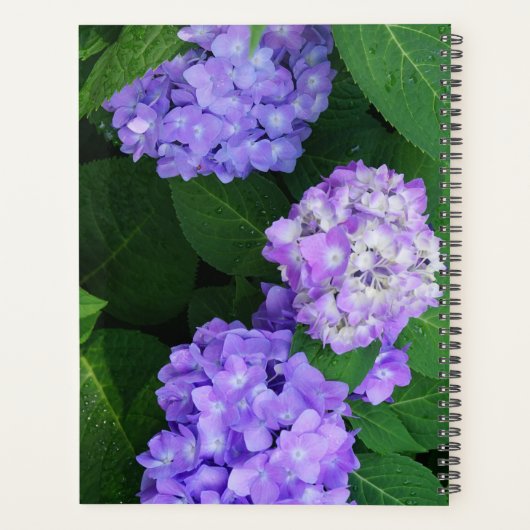 Lavender Hydrangea プランナー手帳 (裏面)