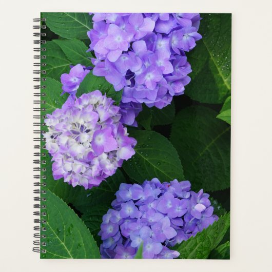 Lavender Hydrangea プランナー手帳 (正面)
