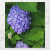 Lavender Hydrangea ワインラベル (シングルラベル)