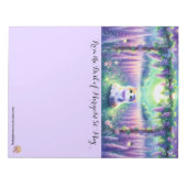 Lavender Kitten Notepad ノートパッド (正面)