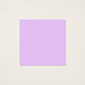 Lavender Lace Beautician Customer Rewards Card (裏面)