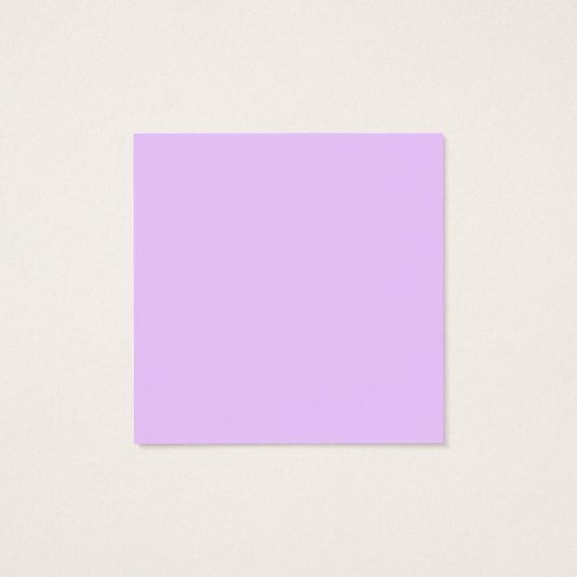 Lavender Lace Beautician Customer Rewards Card (裏面)