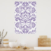 Lavender Lace Regency Gallery Wedding Poster 2 ポスター (キッチン)