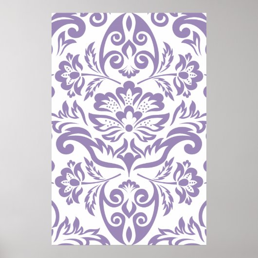 Lavender Lace Regency Gallery Wedding Poster 2 ポスター (正面)
