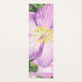Lavender Lenten Rose BeYOUtiful Floral  Yoga Mat ヨガマット