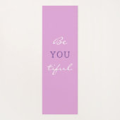 Lavender Lenten Rose BeYOUtiful Floral  Yoga Mat ヨガマット (裏面)