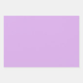 Lavender, Light Pink & White Plaid ラッピングペーパーシート (正面2)